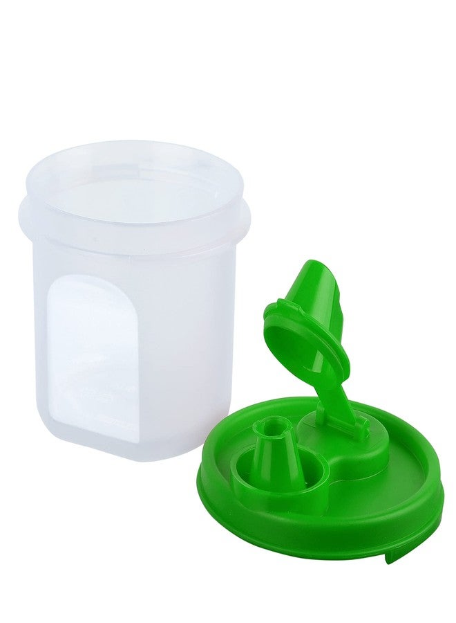 Cutting EDGE Air-Tight & Leak Proof Plastic Oil Pourer - for Vinegar, Sauces, Olive & Refined Oils, Easy Flow, BPA Free, Refrigerator Safe (Green) (2, 250ML) - Image 5